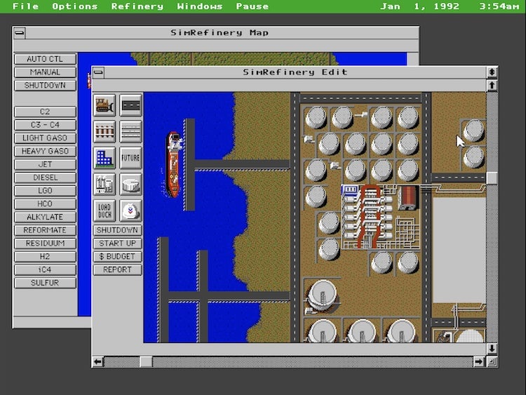 capture écran du jeu Sim Refinery